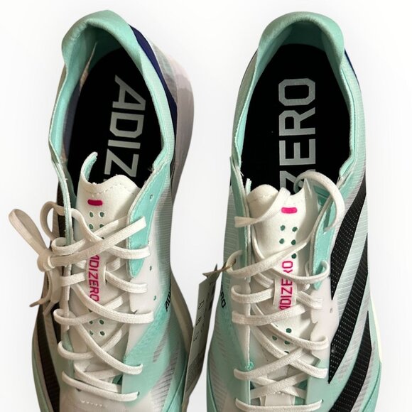 Adidas Adizero Adios 7 M Running Shoes Mint Sneaker Style GV9059 Men Size 10 US - Picture 7 of 16